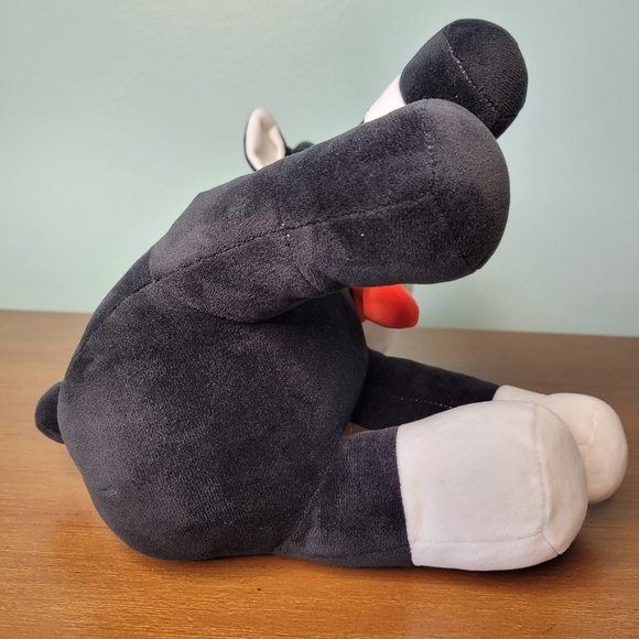 Ranboo Sit Plush Youtooz Limited Edition 12” Black and White with Yellow Crown - Picture 5 of 8